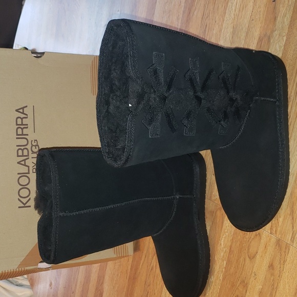 Koolaburra by UGG K Victoria Tall Black 4 - Picture 2 of 16